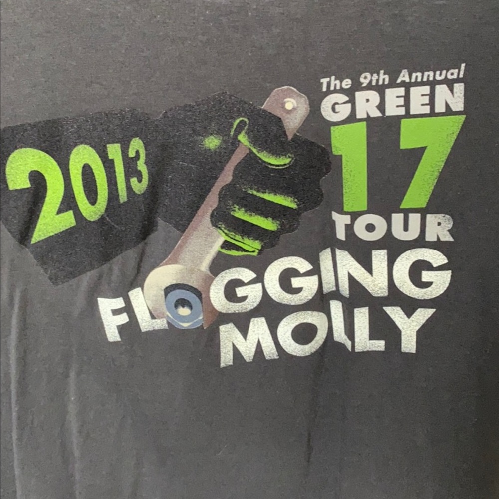 Flogging molly tour shirt 2013 - Picture 1 of 5